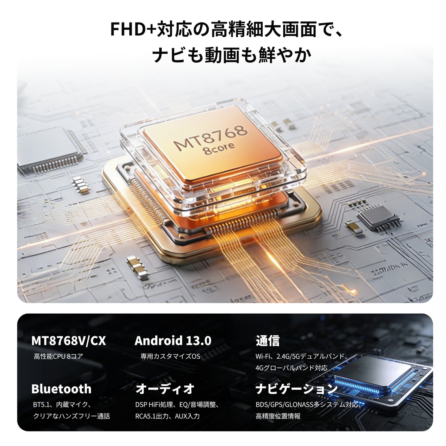 VSTO2R 50系プリウス専用Android 13 9インチナビ