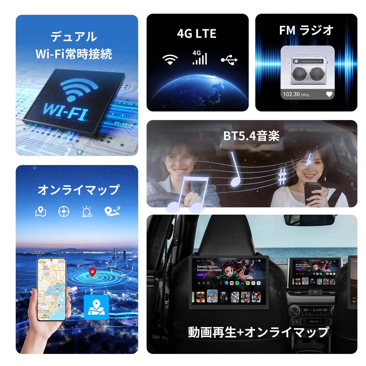 V14R4211 トヨタ RAV4（2019〜2025年式）専用設計 10インチ Android15 カーナビ