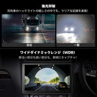 VIN-FHD02DV FHD 1080P 高画質車載カメラ リアルタイム録画ドライブレコーダー