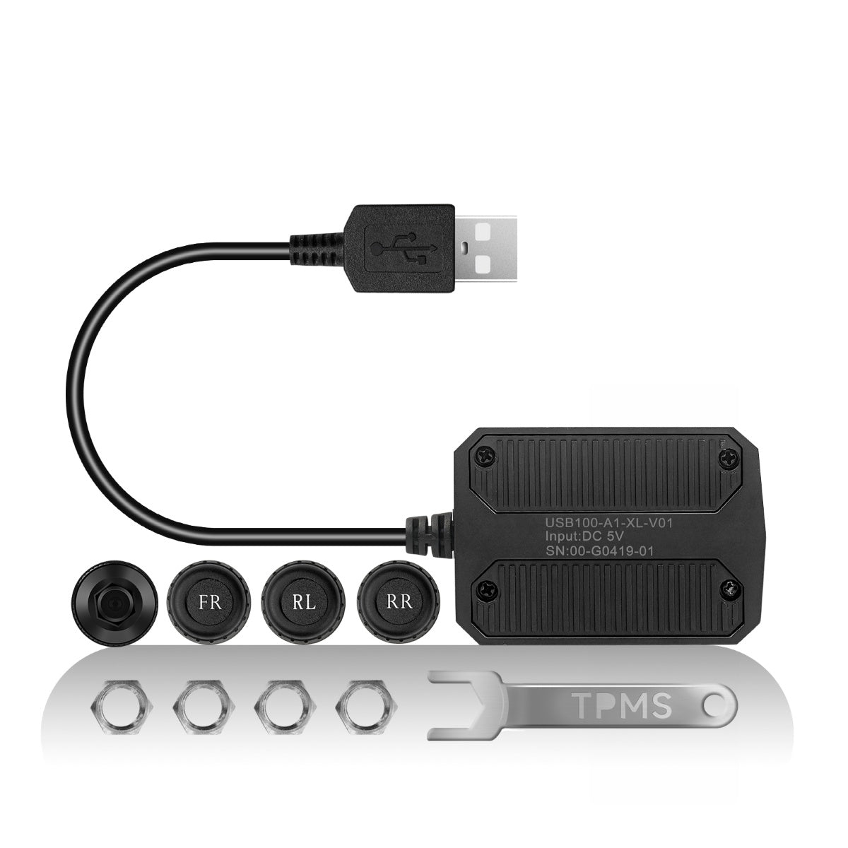 VIN-UTP1 USB接続 タイヤ空気圧モニタリングシステム（TPMS）